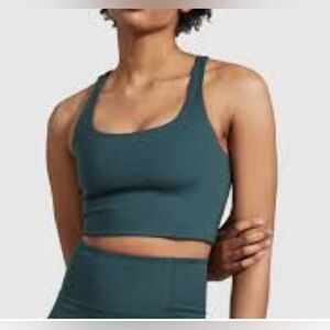Girlfriend Collective Teal Sports Bra Size S